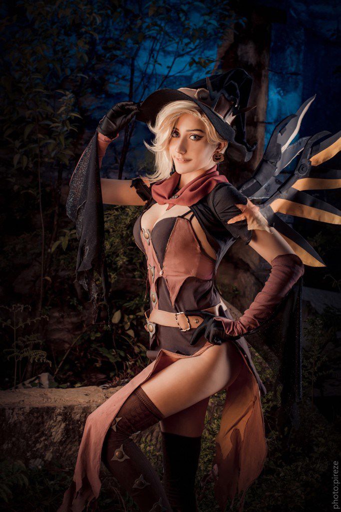 [Cosplay, Overwatch, Marcy's witch costume cosplay images + bonus 7