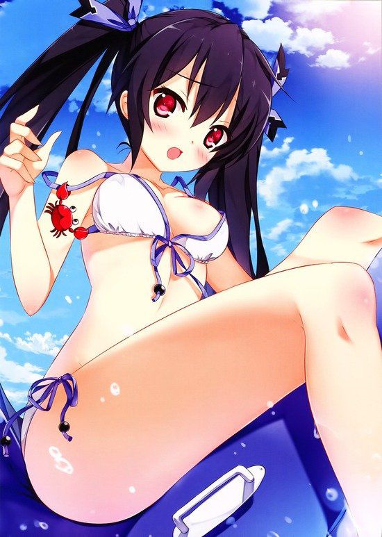 Cute swimsuit two-dimensional images. 4