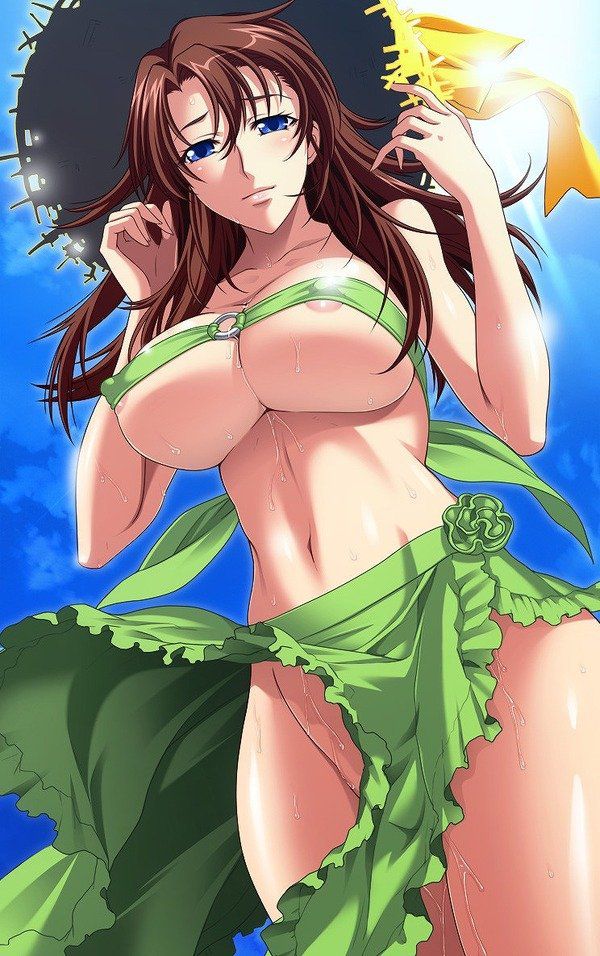 Cute swimsuit two-dimensional images. 5