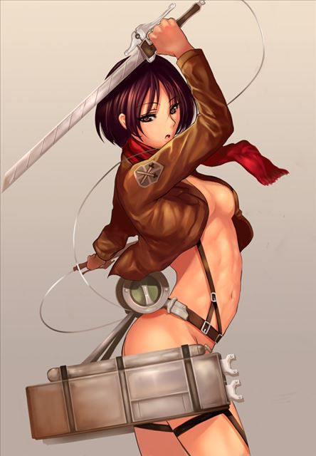 Giant invasion of Mikasa's naughty pictures part 2 20