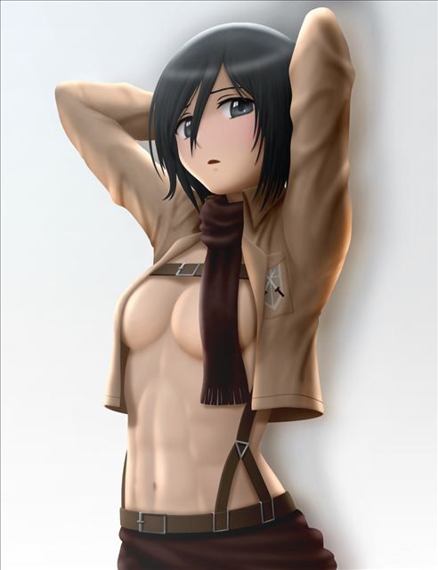 Giant invasion of Mikasa's naughty pictures part 2 28