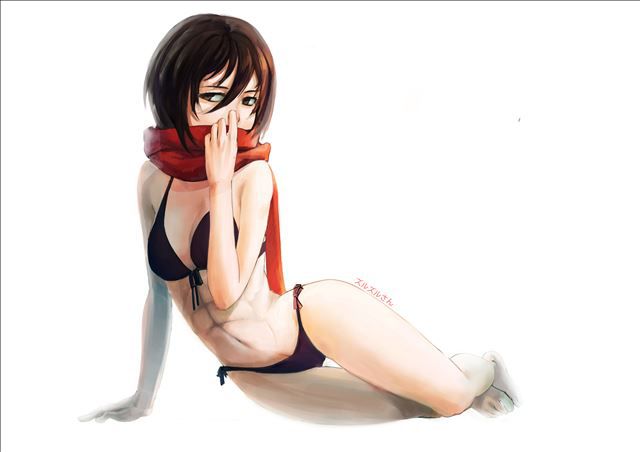 Giant invasion of Mikasa's naughty pictures part 2 9