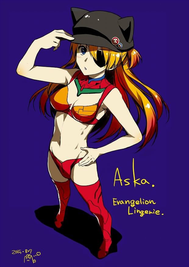 "New Evangelion" Asuka's Chin erotic swimsuit picture per article eyes able to milk Po 12