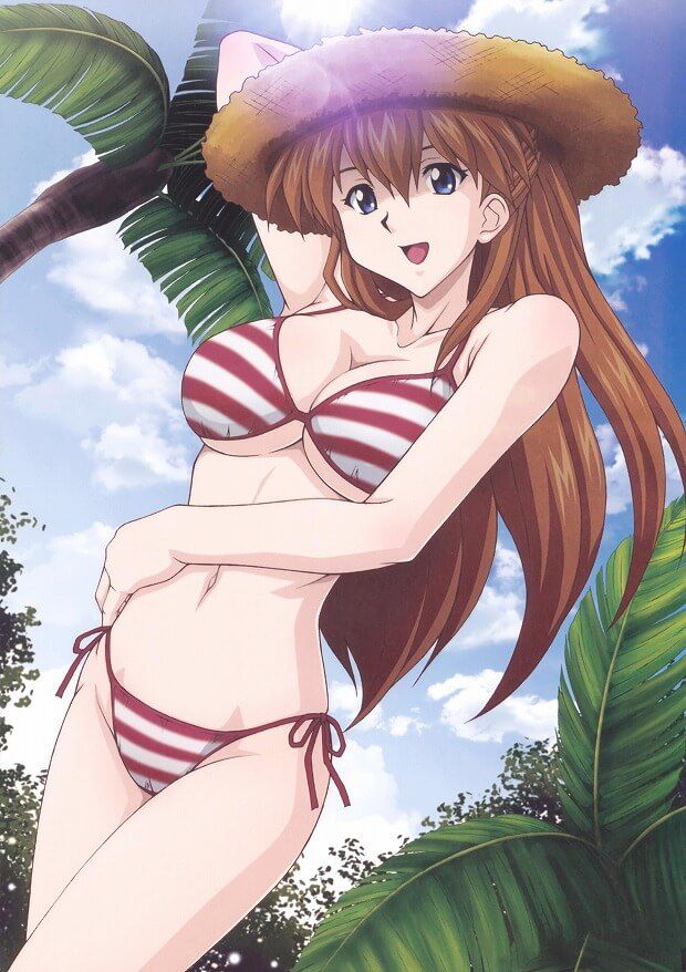 "New Evangelion" Asuka's Chin erotic swimsuit picture per article eyes able to milk Po 17