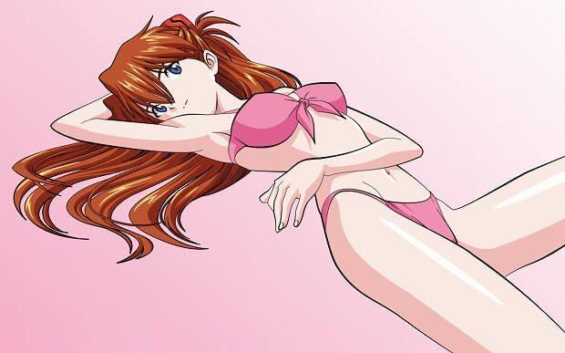 "New Evangelion" Asuka's Chin erotic swimsuit picture per article eyes able to milk Po 3