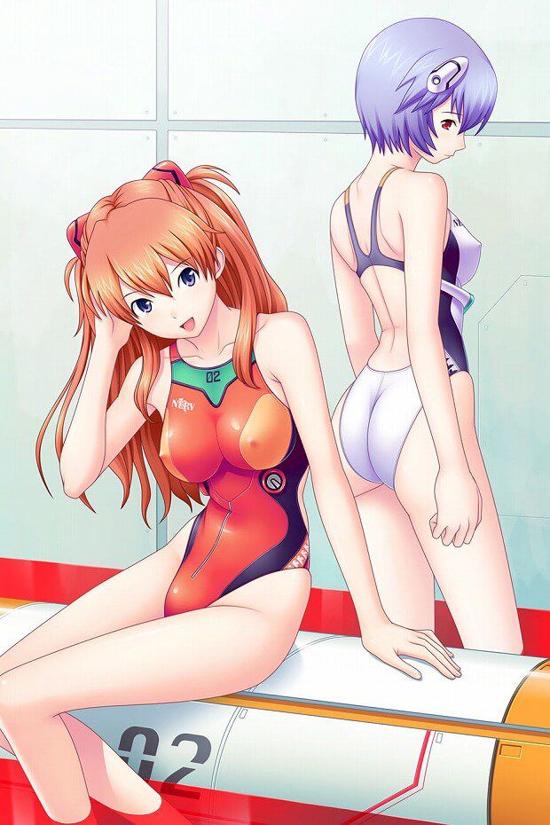 "New Evangelion" Asuka's Chin erotic swimsuit picture per article eyes able to milk Po 4