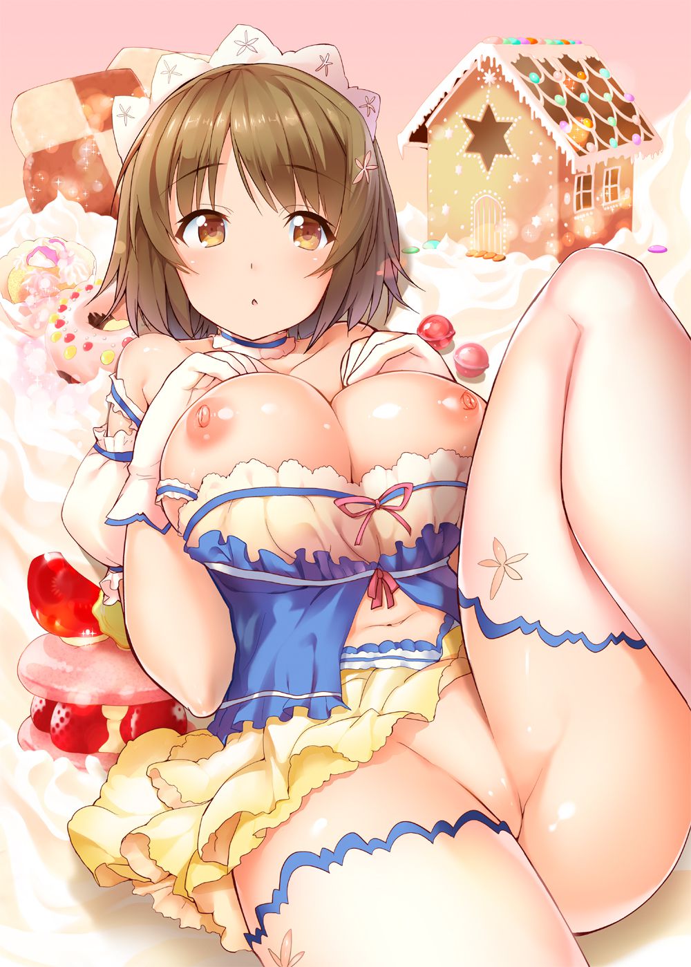 Whip lash you out breasts Mimura's Cinderella girls secondary erotic images of her [deremas] 15