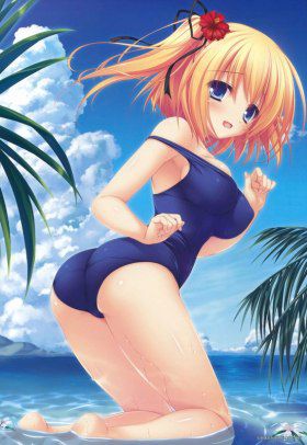 Swimsuit hentai picture awaited! 15