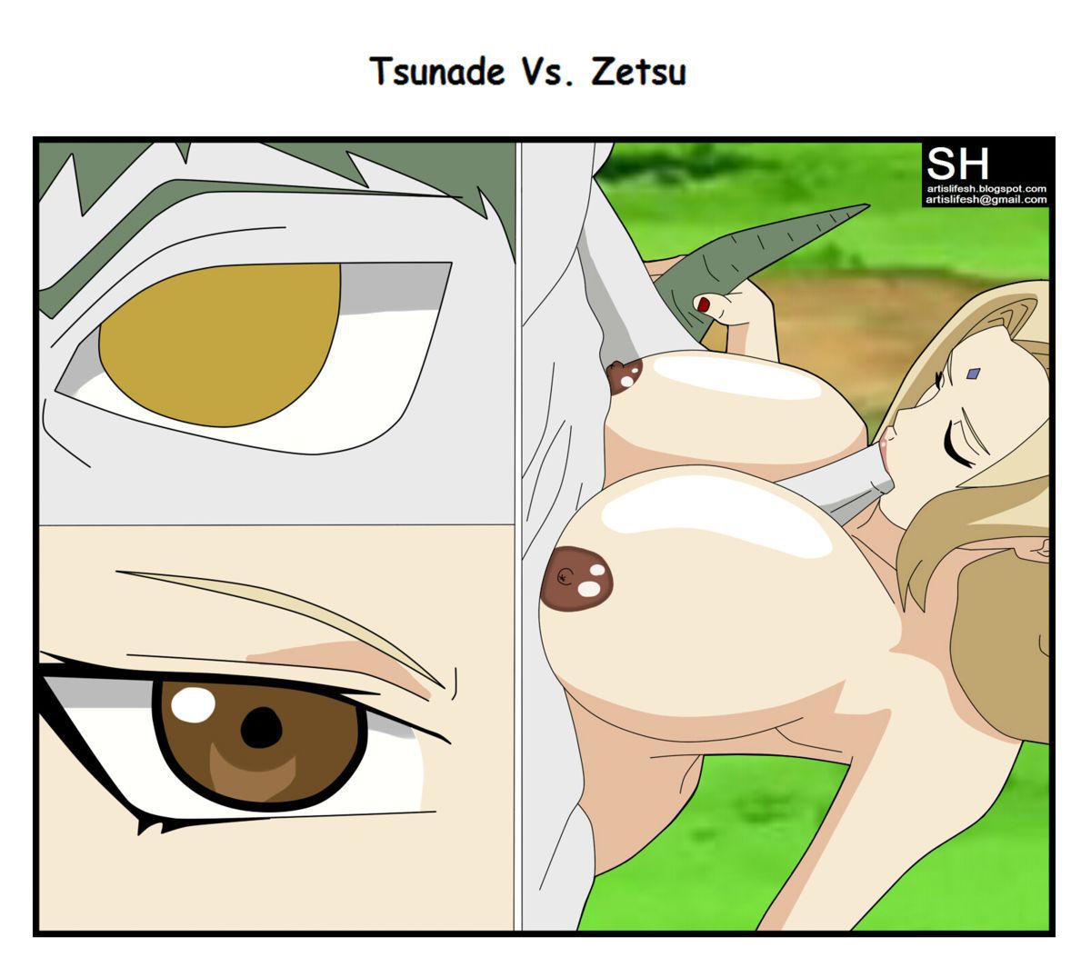 [Shika-hina] Tsunade vs. Zetsu (Naruto) 1