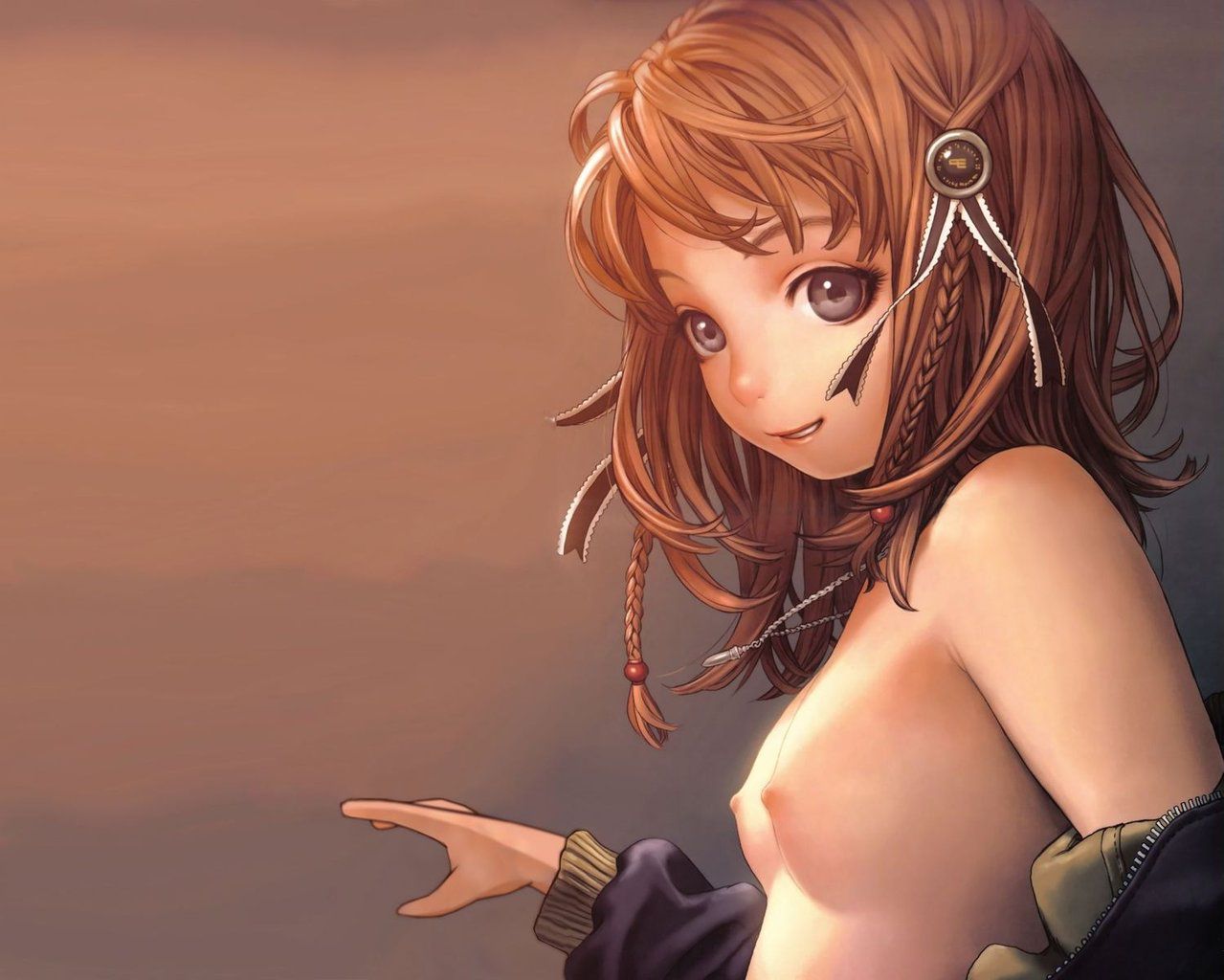 MOE illustration of small breasts, small breasts 1