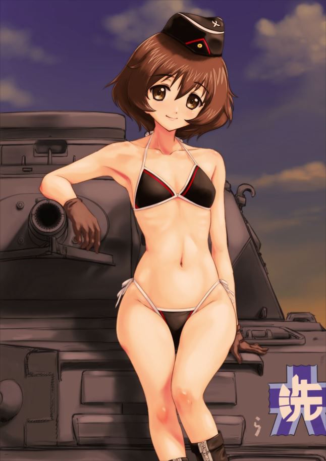 [Girls_und_panzer] high levels of flowers, Akiyama Yuri hentai images 11