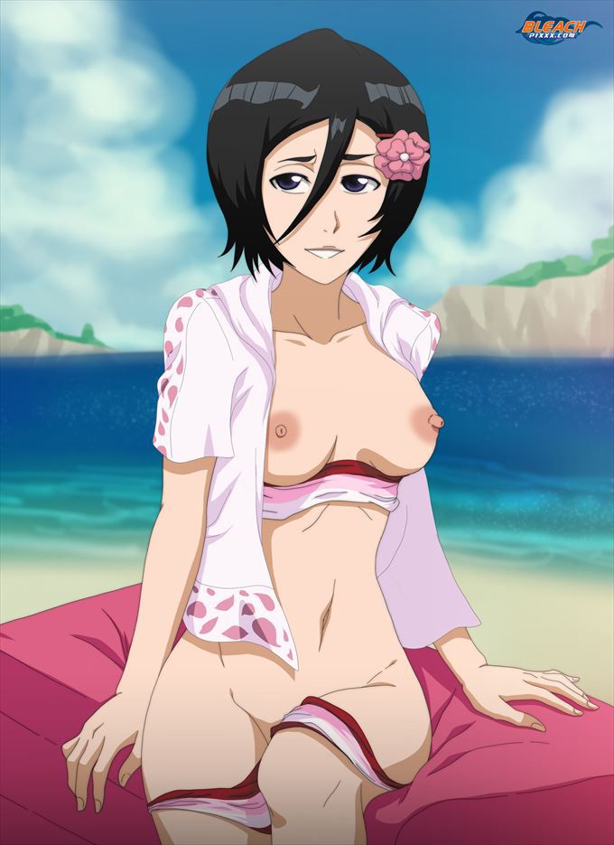 Erotic images of Rukia's distressing desperate sexy pose! 【BLEACH】 11