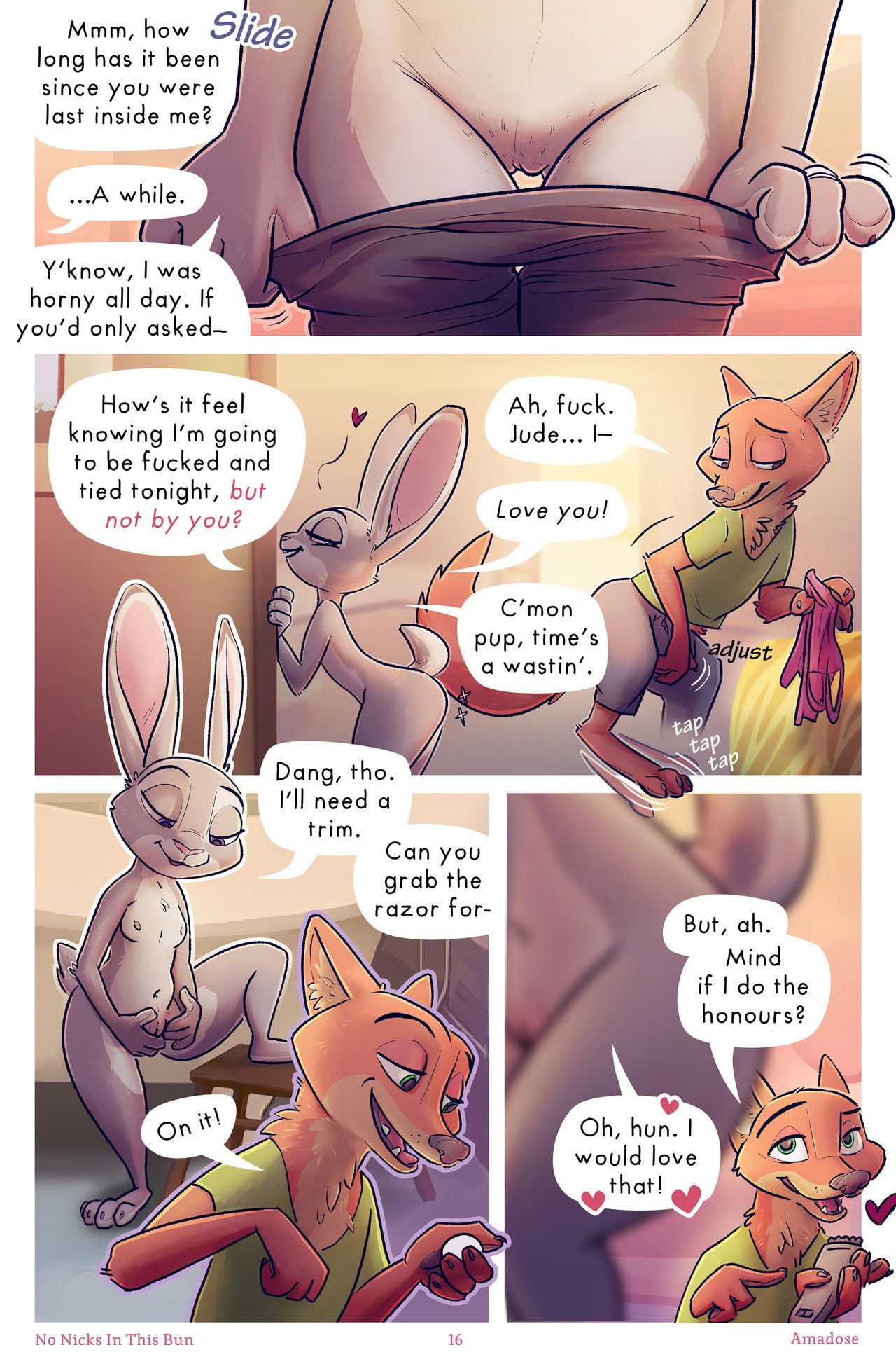 [Amadose] A Zootopia Cucking Comic (Ongoing) [with Extras] 17