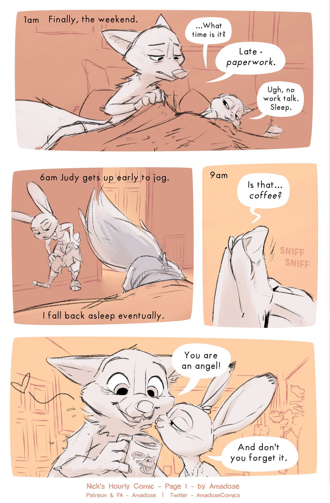 [Amadose] A Zootopia Cucking Comic (Ongoing) [with Extras] 55