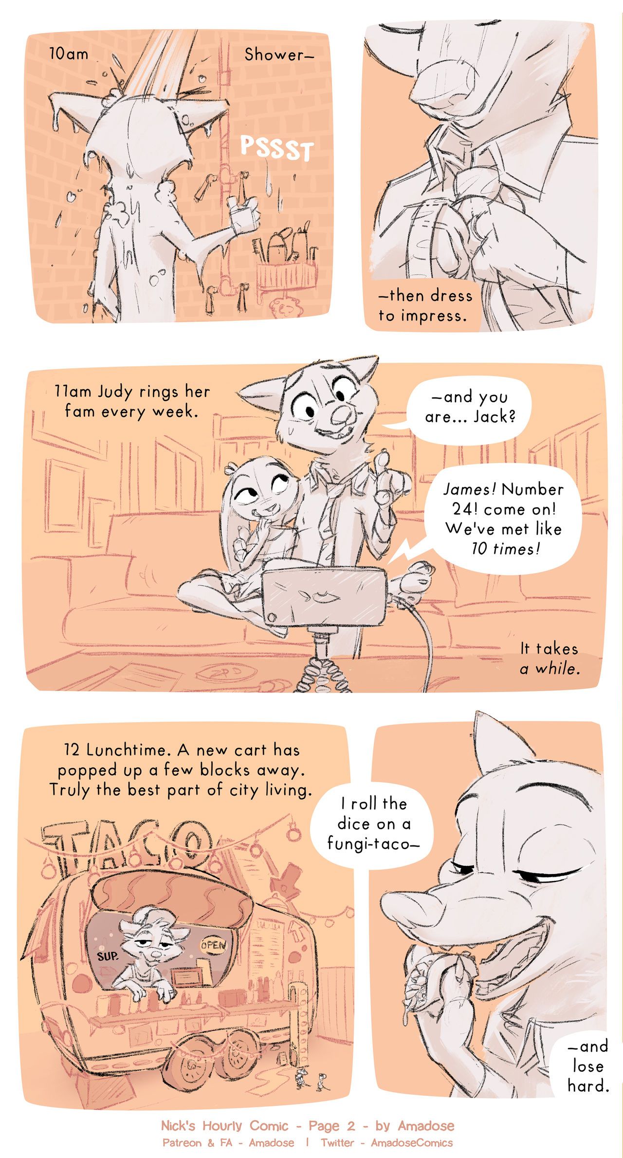 [Amadose] A Zootopia Cucking Comic (Ongoing) [with Extras] 56