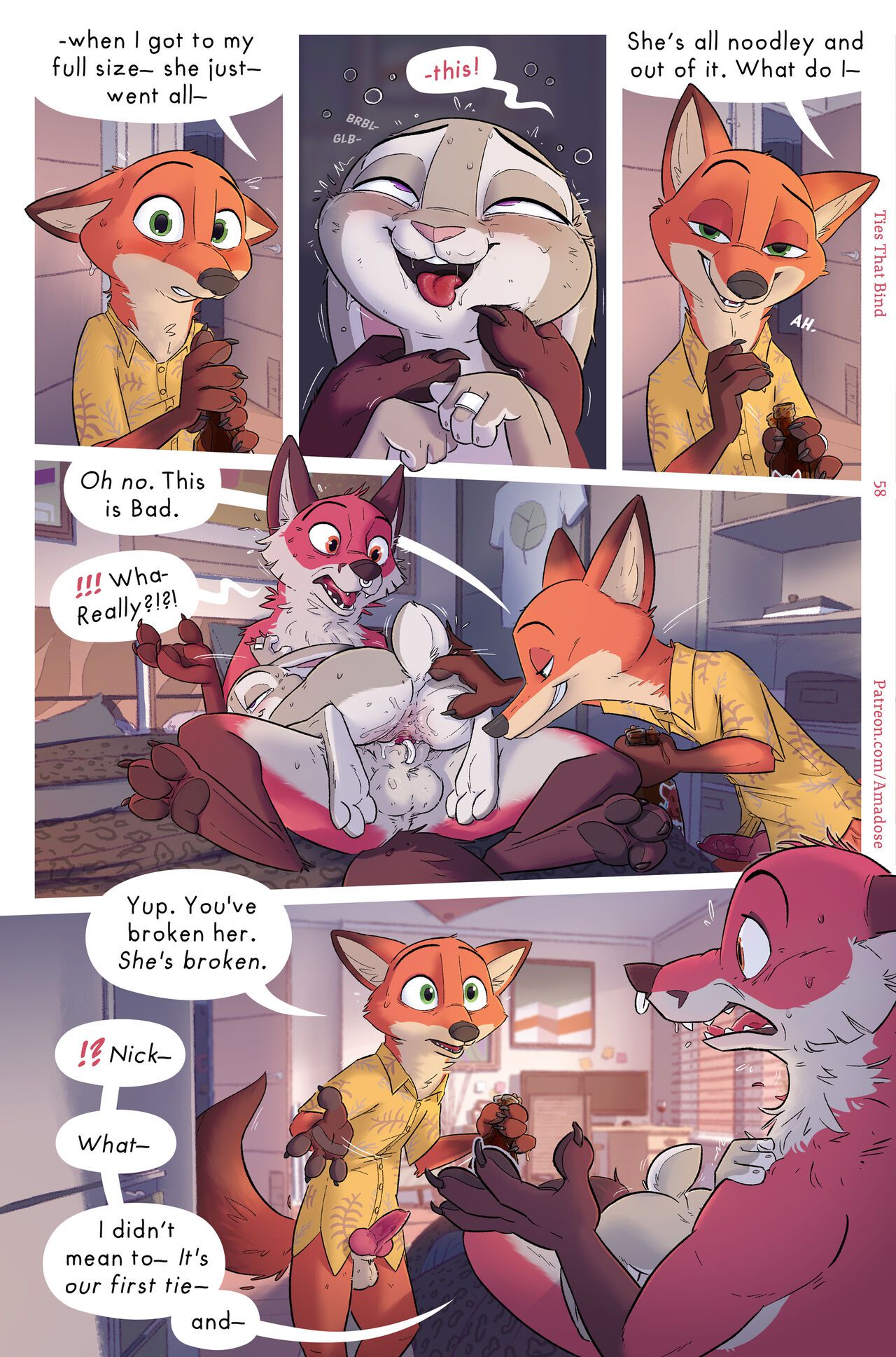 [Amadose] A Zootopia Cucking Comic (Ongoing) [with Extras] 68