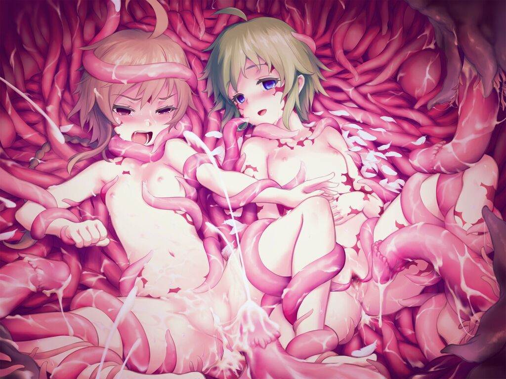 【222 Photos】 Ecchi secondary image of a beautiful girl being by tentacles 44