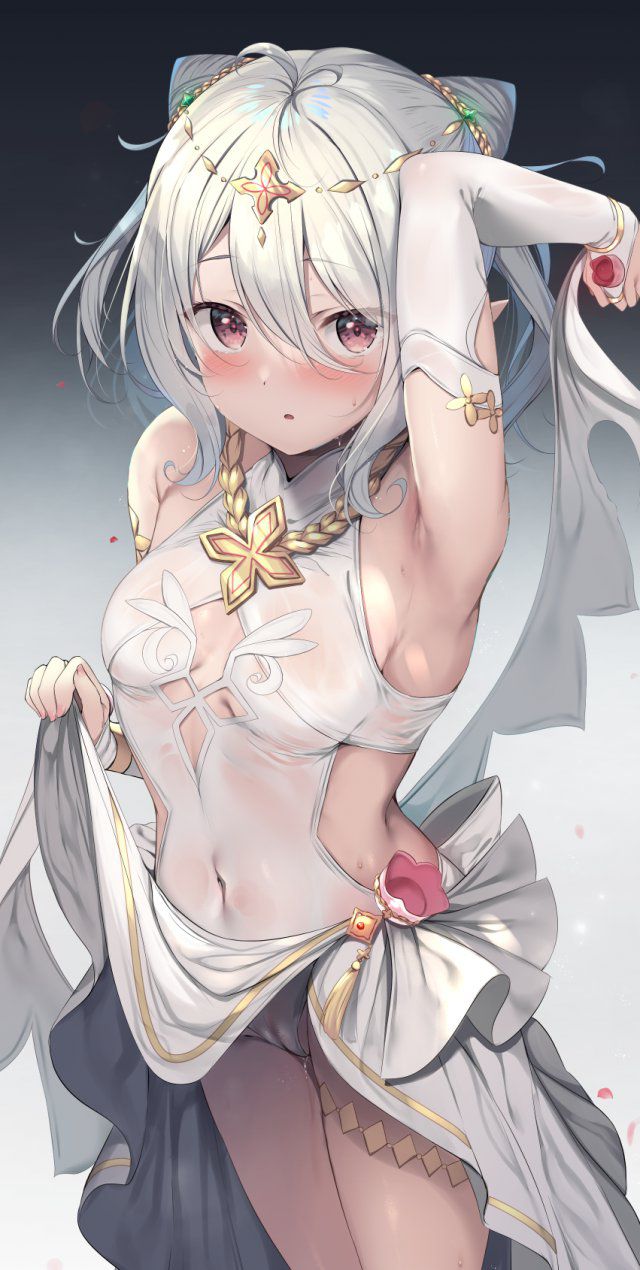【Secondary】Silver-haired, white-haired girl image【Elo】 Part 6 8