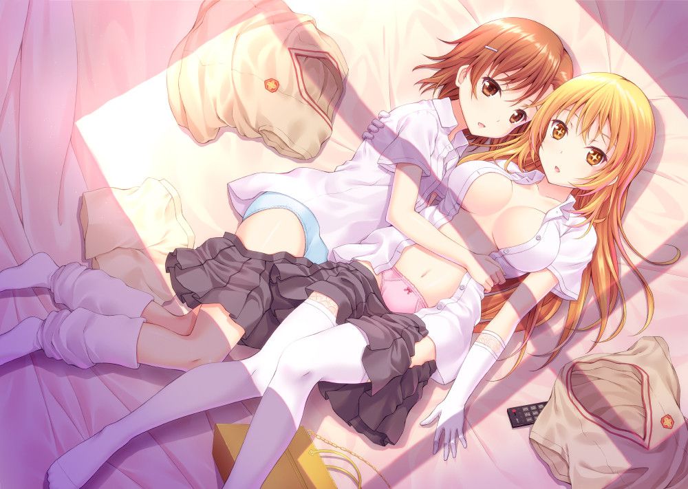 [Secondary] girls lie down on the bed I H a I want to see pictures! 8