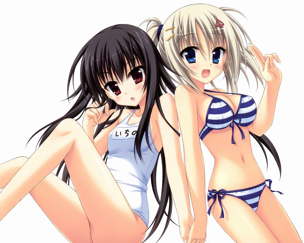 [Secondary] wore the white swimsuit girl part2 17