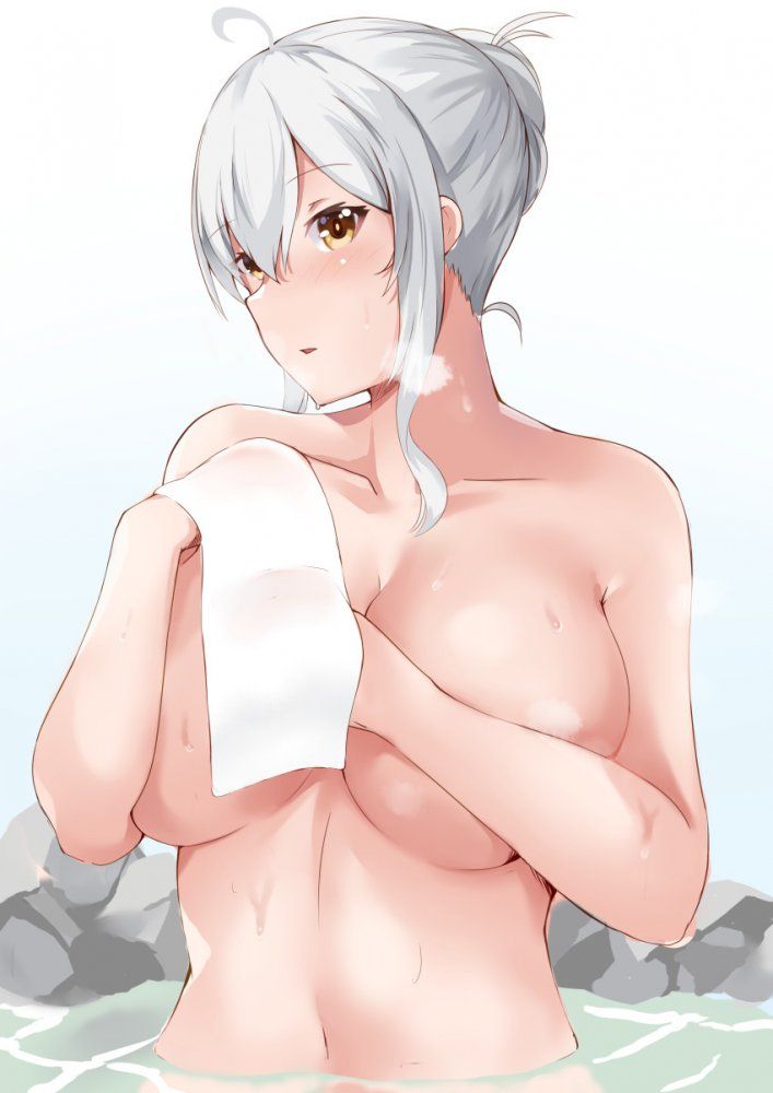 【Secondary】Image of a girl taking a hot spring / open-air bath 【Elo】 Part 6 14