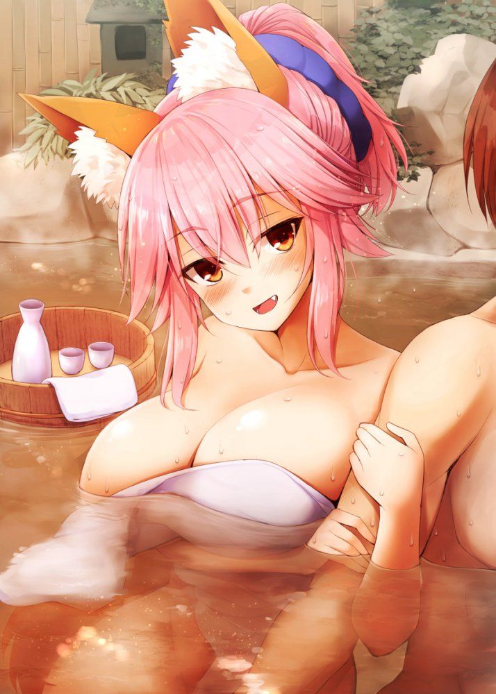 【Secondary】Image of a girl taking a hot spring / open-air bath 【Elo】 Part 6 25