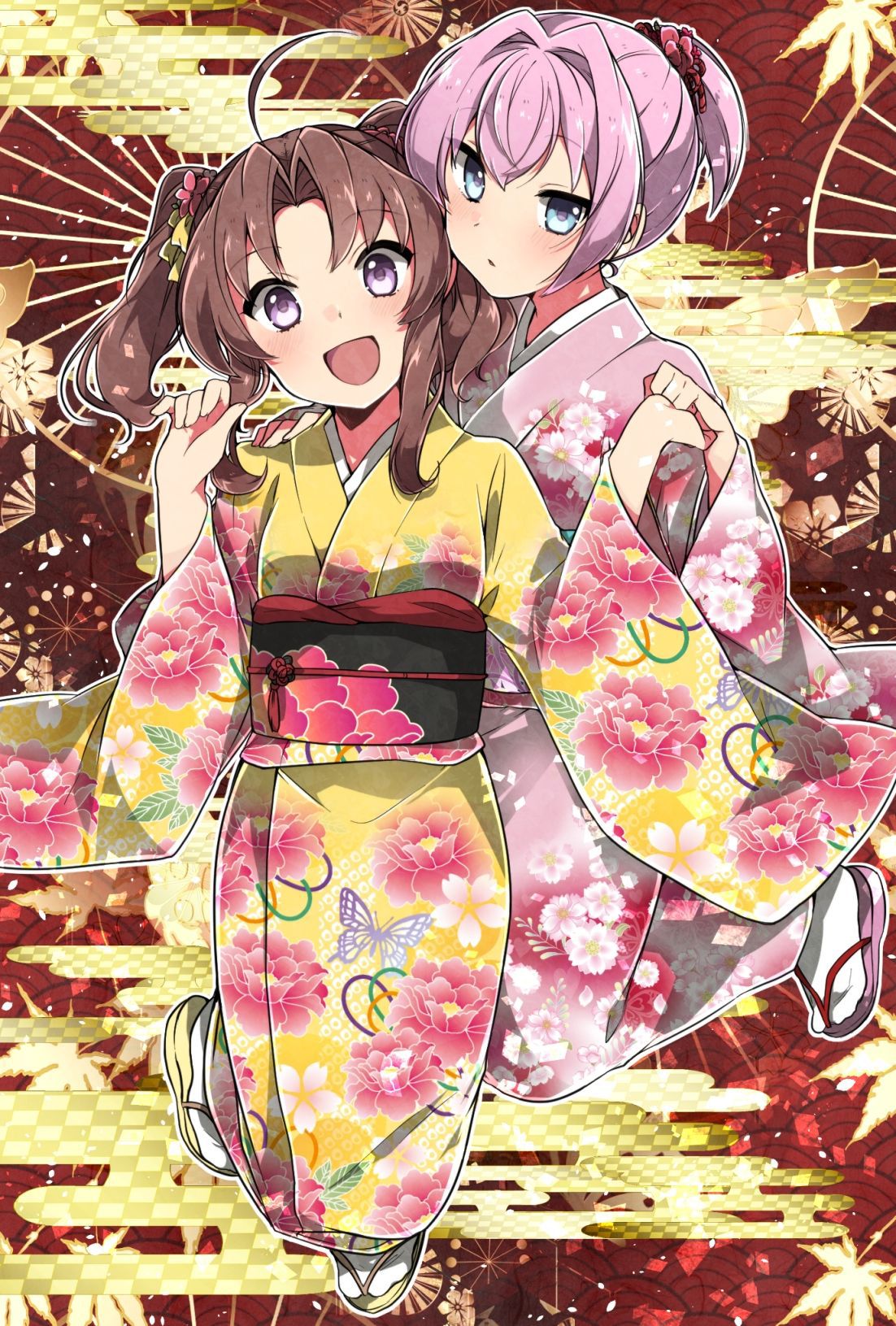 [Secondary-ZIP: coming of age day so... Rather than haregi-kimono 2016 new year kimono girl pictures 100 57