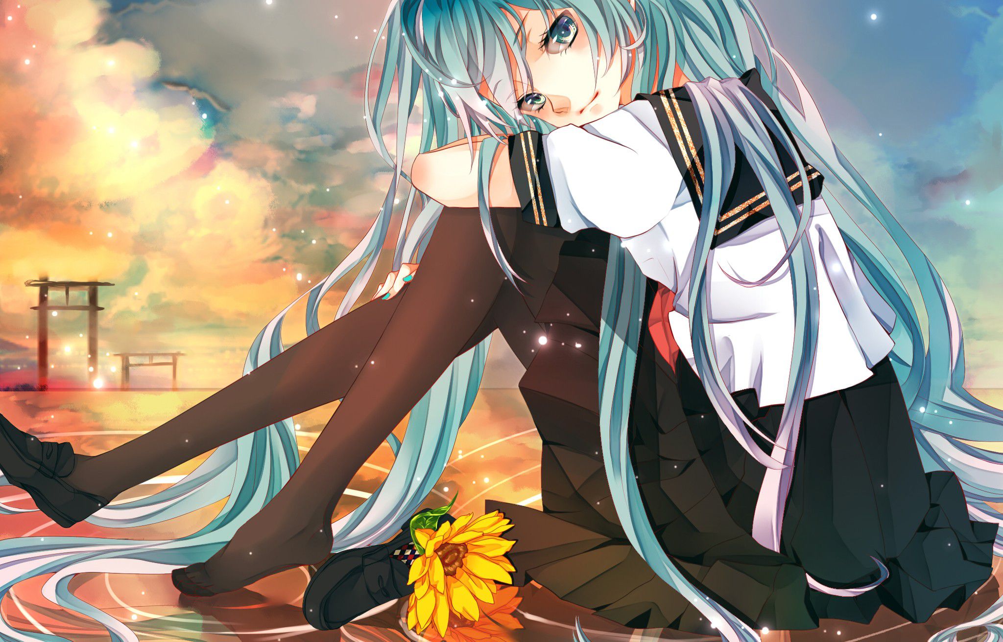[Secondary] [VOCALOID] want to see images of miku dressed in school uniform! 3 10