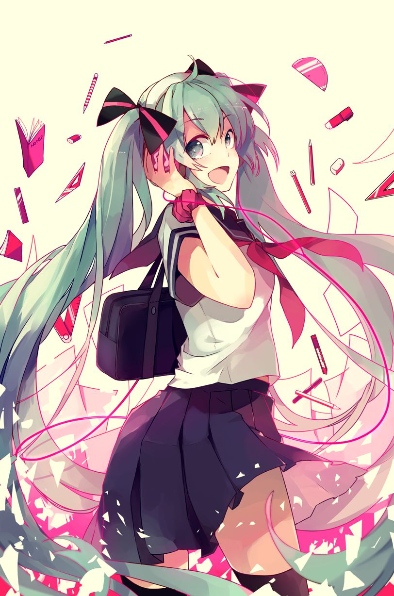 [Secondary] [VOCALOID] want to see images of miku dressed in school uniform! 3 25