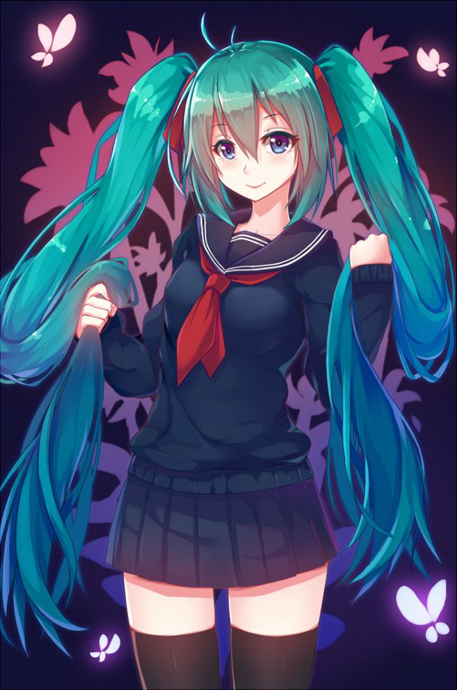 [Secondary] [VOCALOID] want to see images of miku dressed in school uniform! 3 5