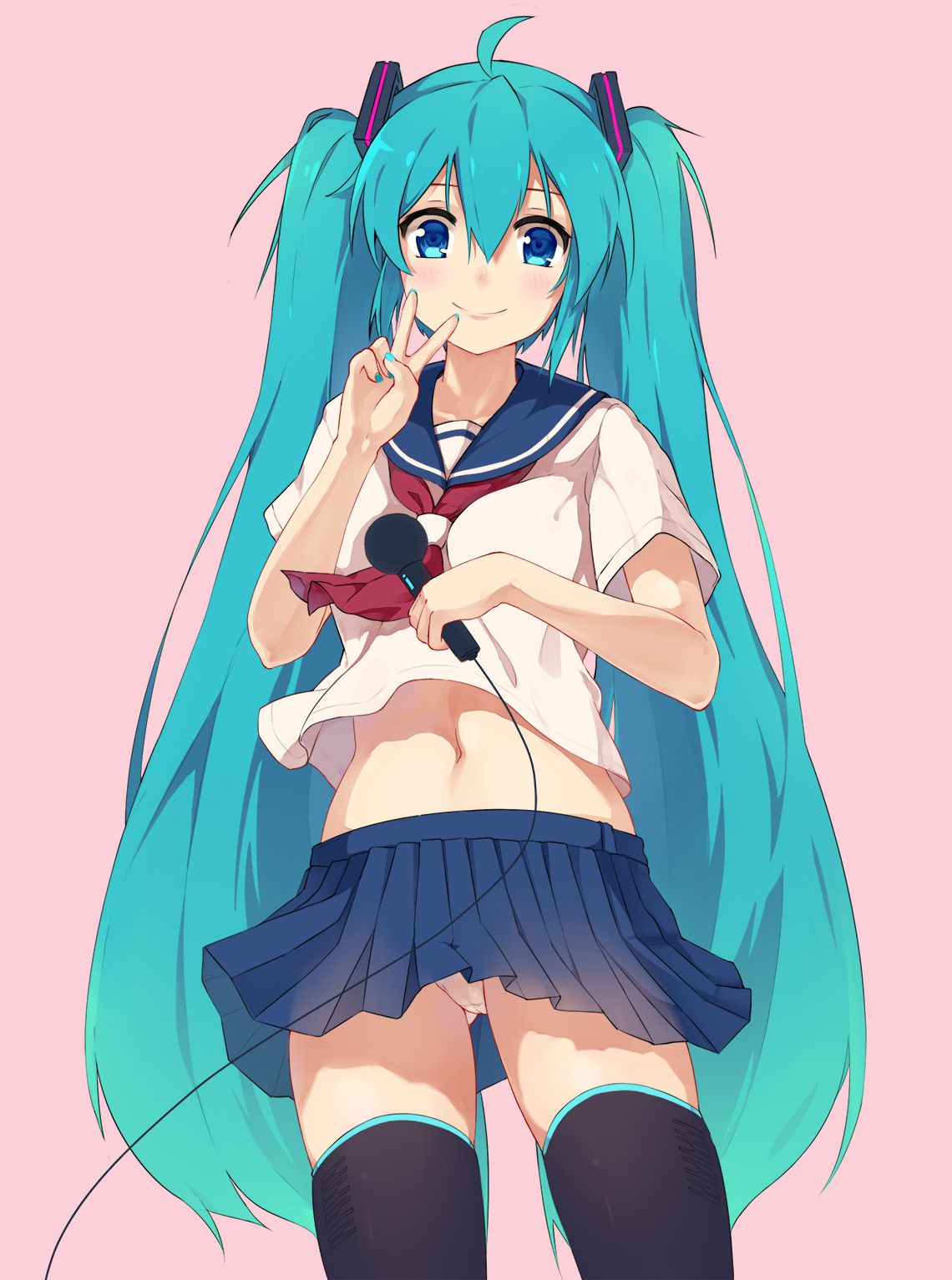 [Secondary] [VOCALOID] want to see images of miku dressed in school uniform! 3 7