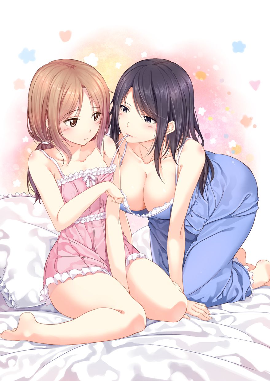 Loli flirts with her sister caught the second Yuri hentai images together Yuri, lesbian 5