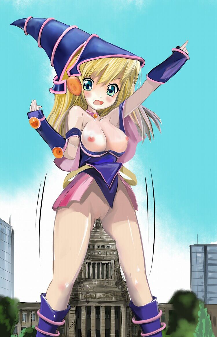 "Yu Gi Oh 31' out of blonde big breast dark magician girl picture 7