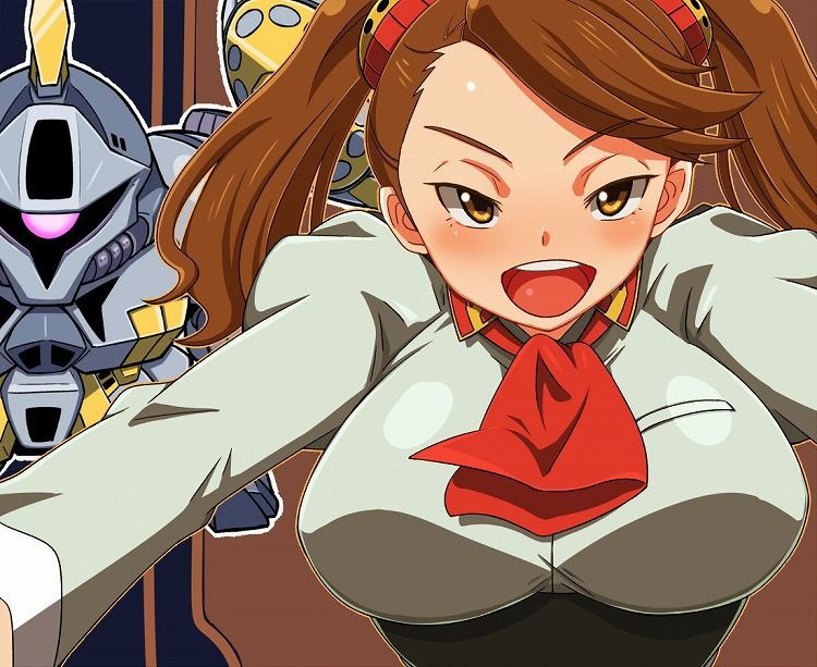 Erotic pictures of "Gundam BFT 31, brown hair twin tails Gyan busty breasts 19