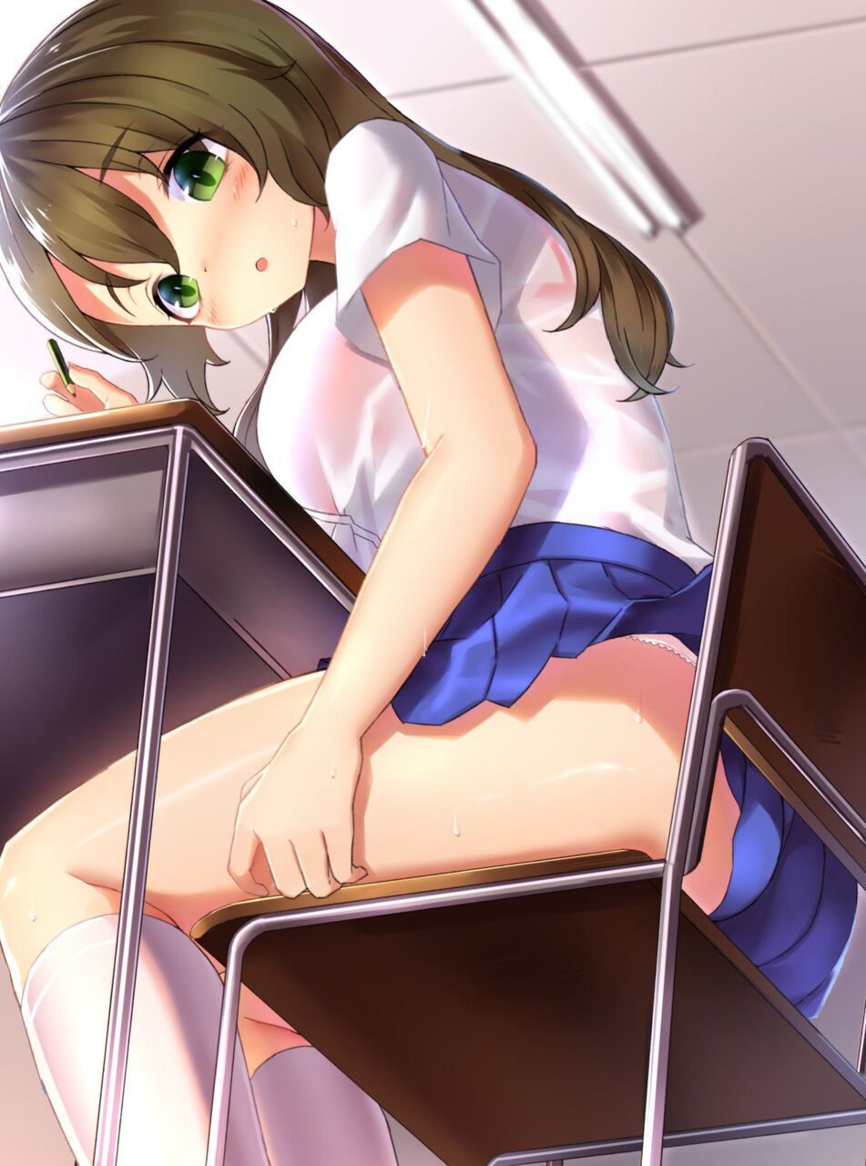 Low Angle: A pretty girl looks down, so I'm just looking up Part 4 9