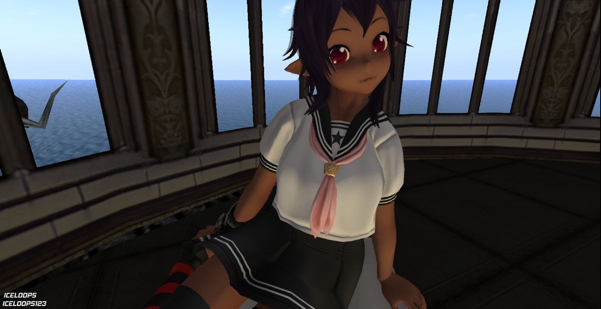 ice100 school girl [Second life] 16