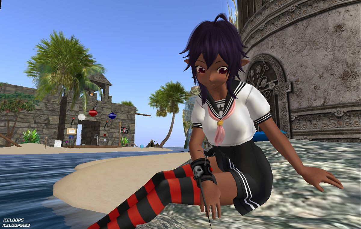 ice100 school girl [Second life] 4