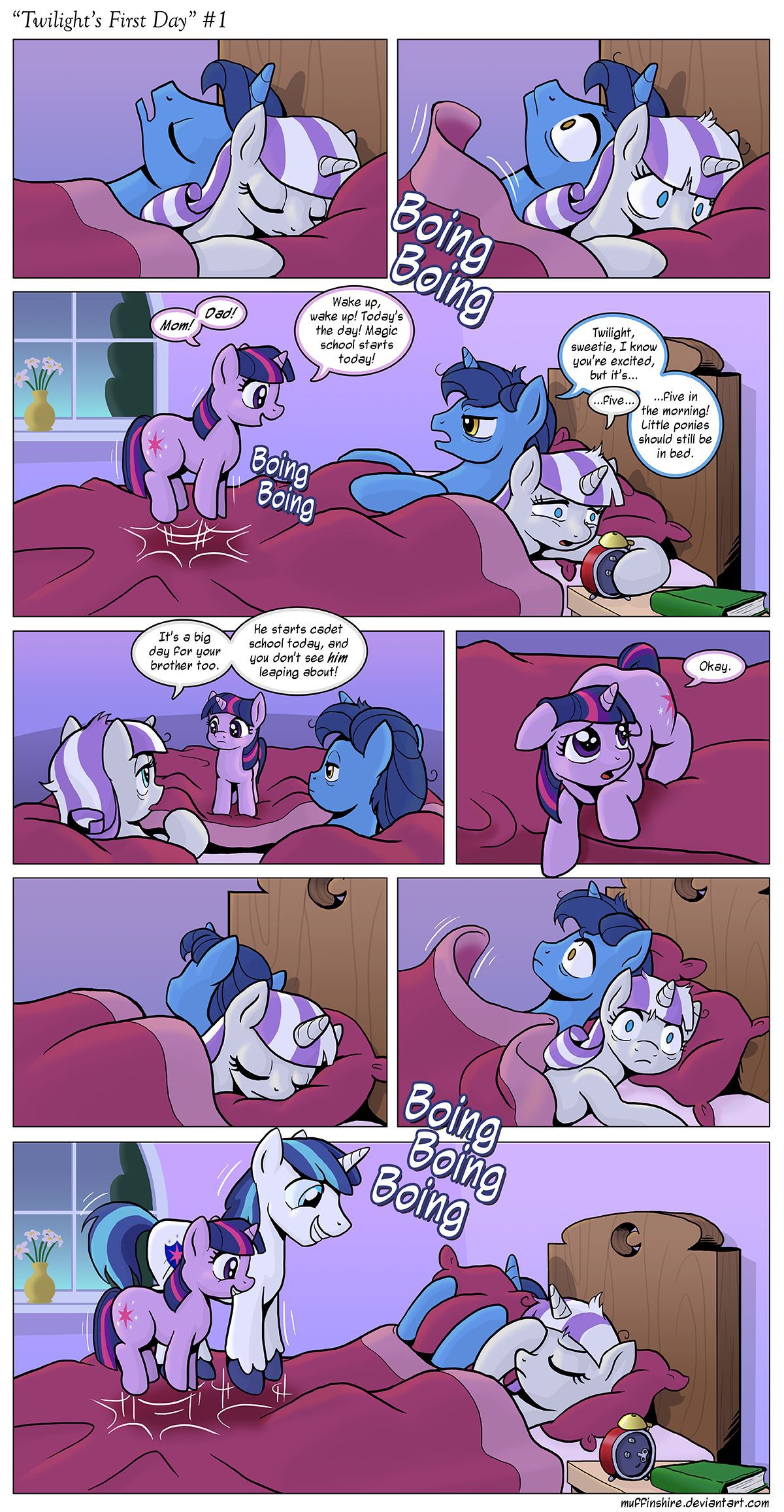 [Muffinshire] Twilight's First Day (My Little Pony: Friendship is Magic) [English] 1
