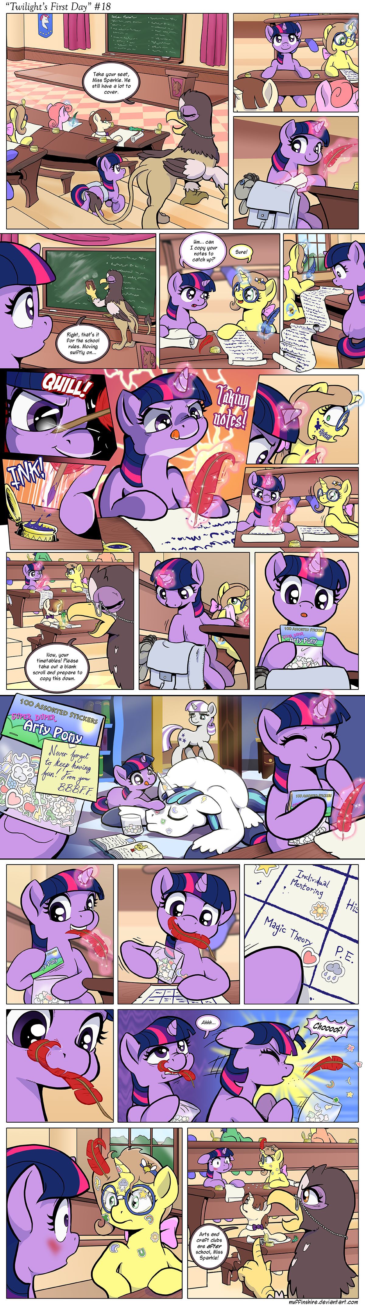 [Muffinshire] Twilight's First Day (My Little Pony: Friendship is Magic) [English] 18
