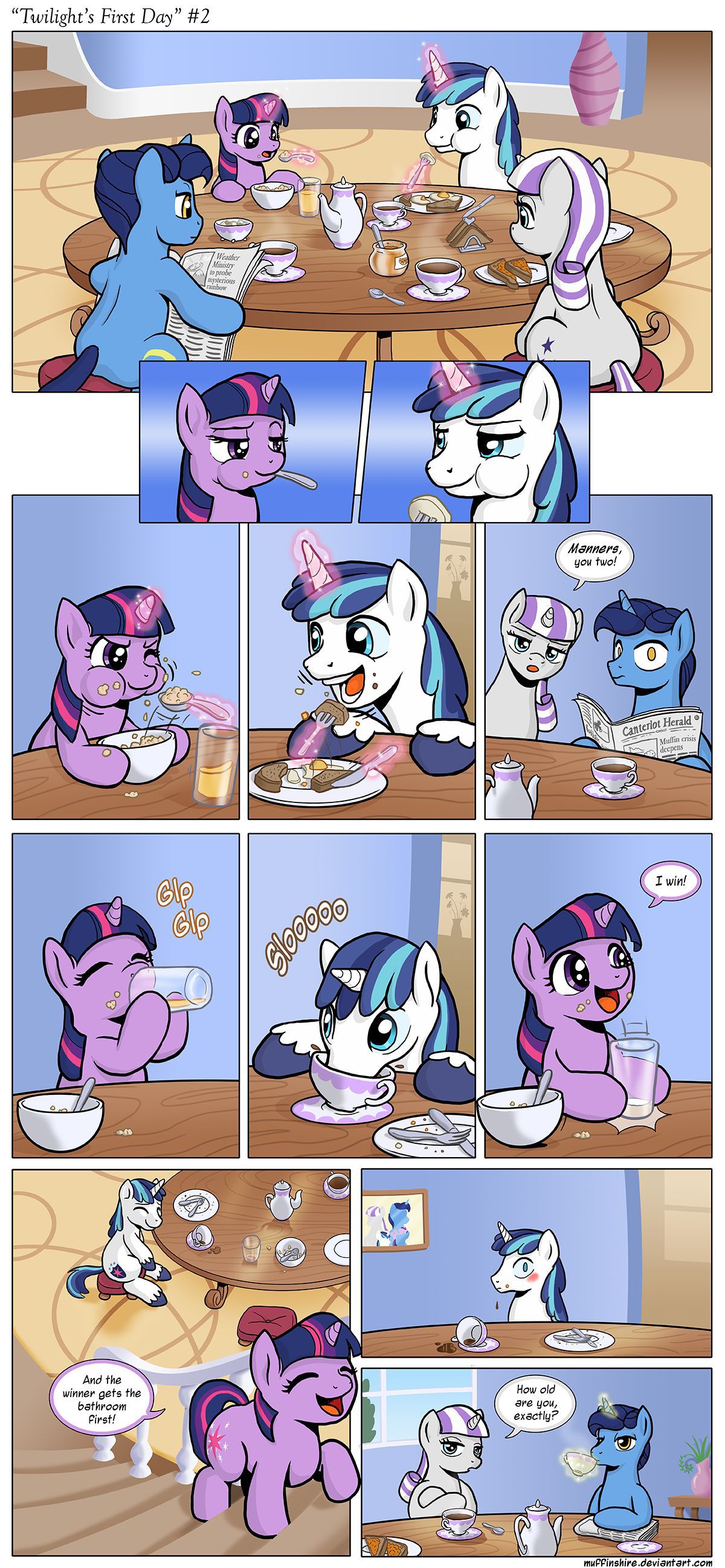 [Muffinshire] Twilight's First Day (My Little Pony: Friendship is Magic) [English] 2