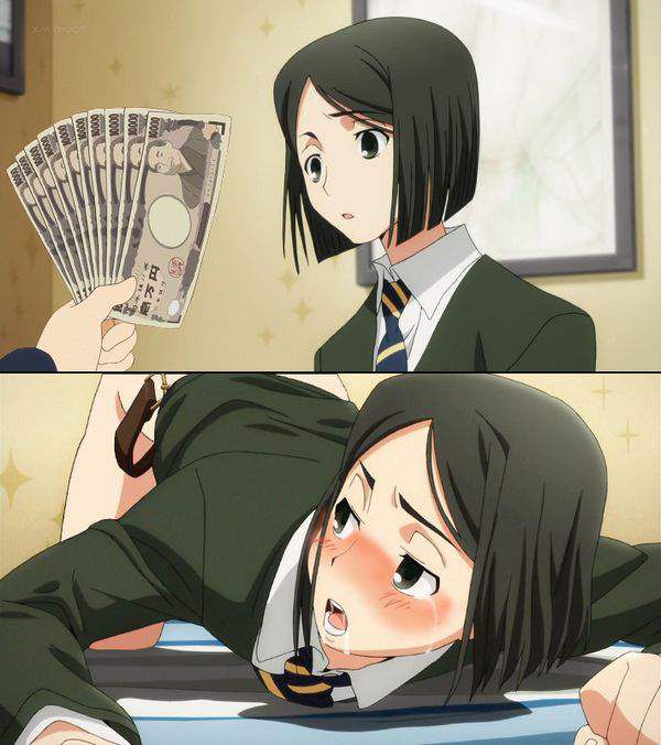 【Secondary erotica】Erotic image of a domineering girl who gets money from a man and has sex 19