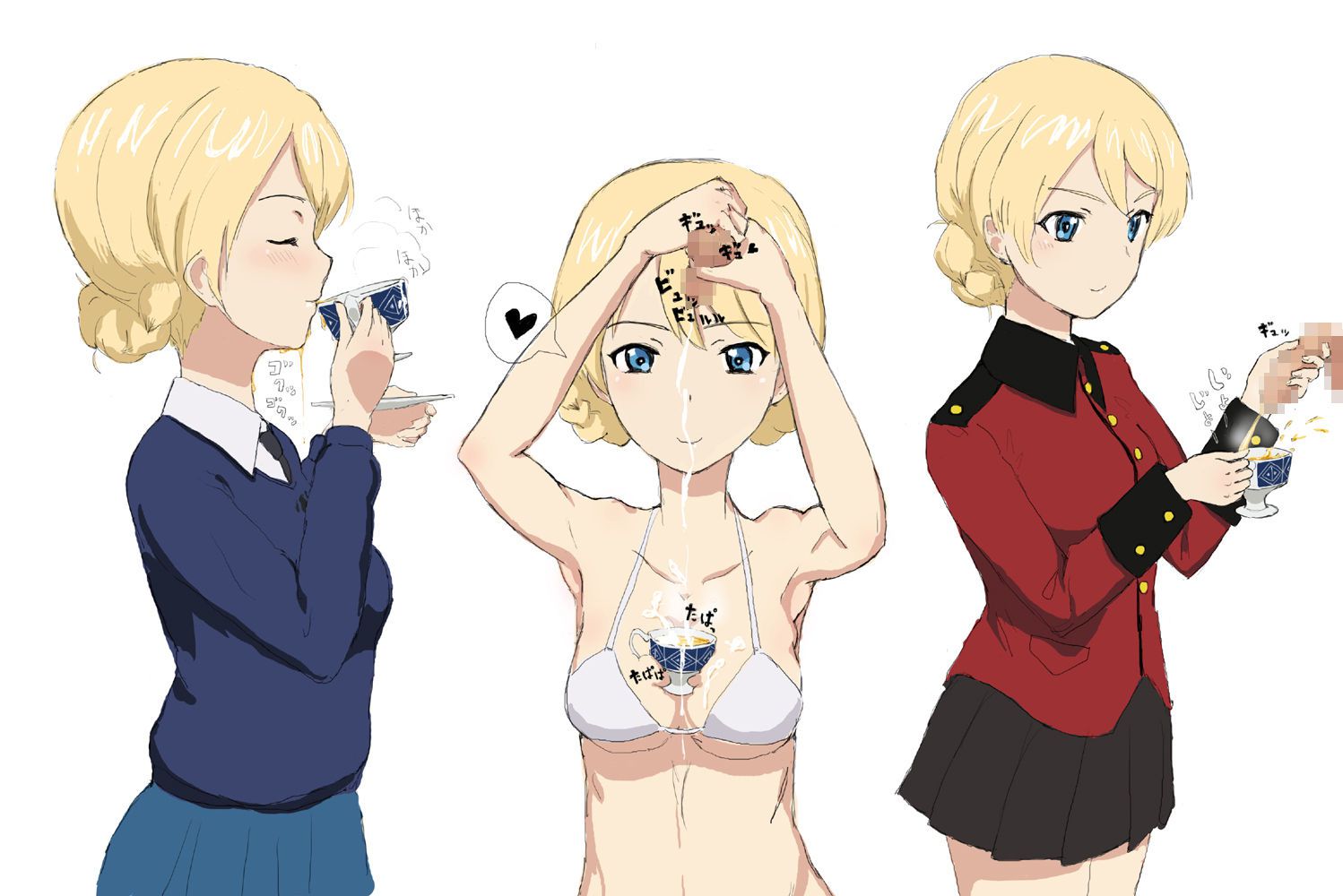 Darjeeling's elegant oshicco tea time tea time ww doesn't cherish and see girls & Panzer 2 erotic images 2