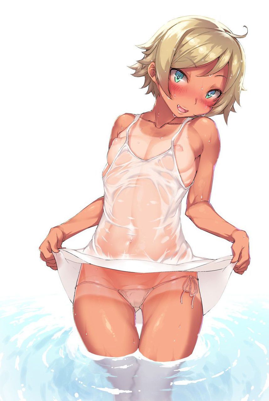 【Tanned Lori Girl】Secondary erotic image of Lori girl that shows the boundary between tanned and unburned skin even though it is out of season 29