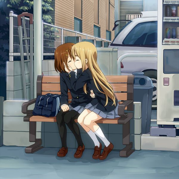I you kissing Yuri school friend and now the girl's lips are so soft to Ah Nya ~. Even 1 time then shall we? Yuri Kiss 2: images 13