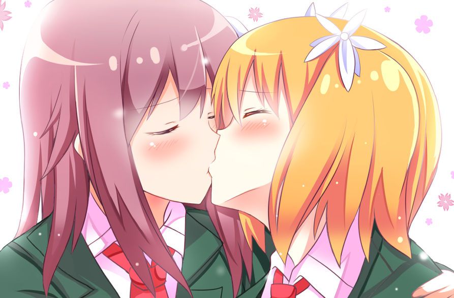 I you kissing Yuri school friend and now the girl's lips are so soft to Ah Nya ~. Even 1 time then shall we? Yuri Kiss 2: images 38