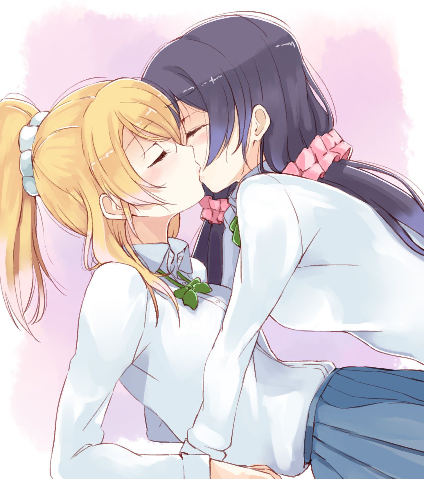 I you kissing Yuri school friend and now the girl's lips are so soft to Ah Nya ~. Even 1 time then shall we? Yuri Kiss 2: images 42