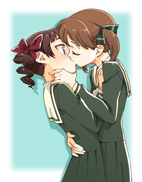 I you kissing Yuri school friend and now the girl's lips are so soft to Ah Nya ~. Even 1 time then shall we? Yuri Kiss 2: images 7