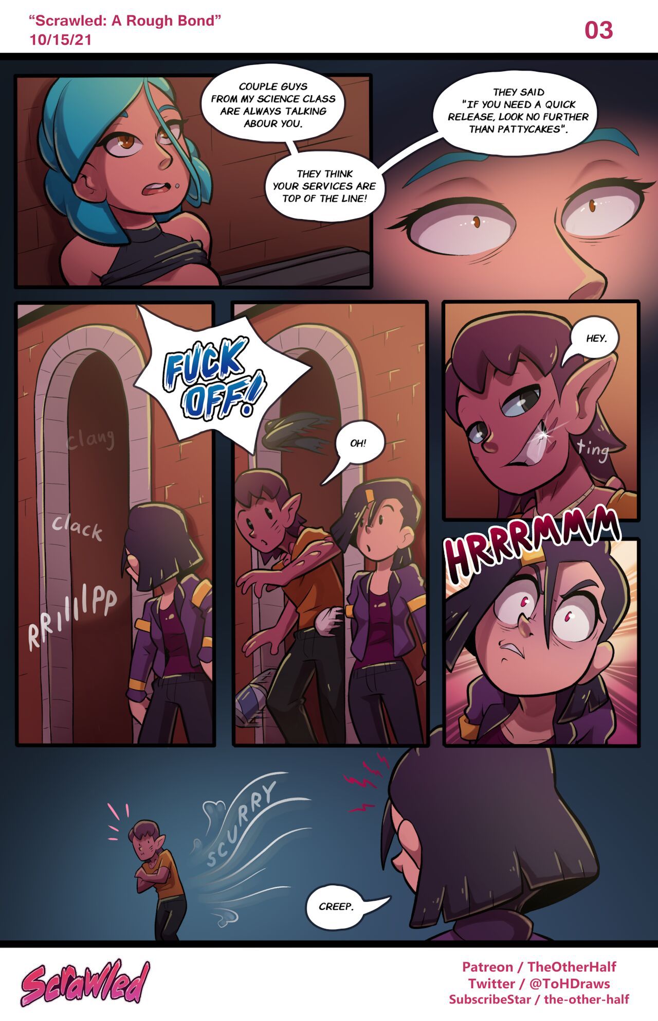 [TheOtherHalf] Comic: Scrawled-A Rough Bond [Ongoing] 3