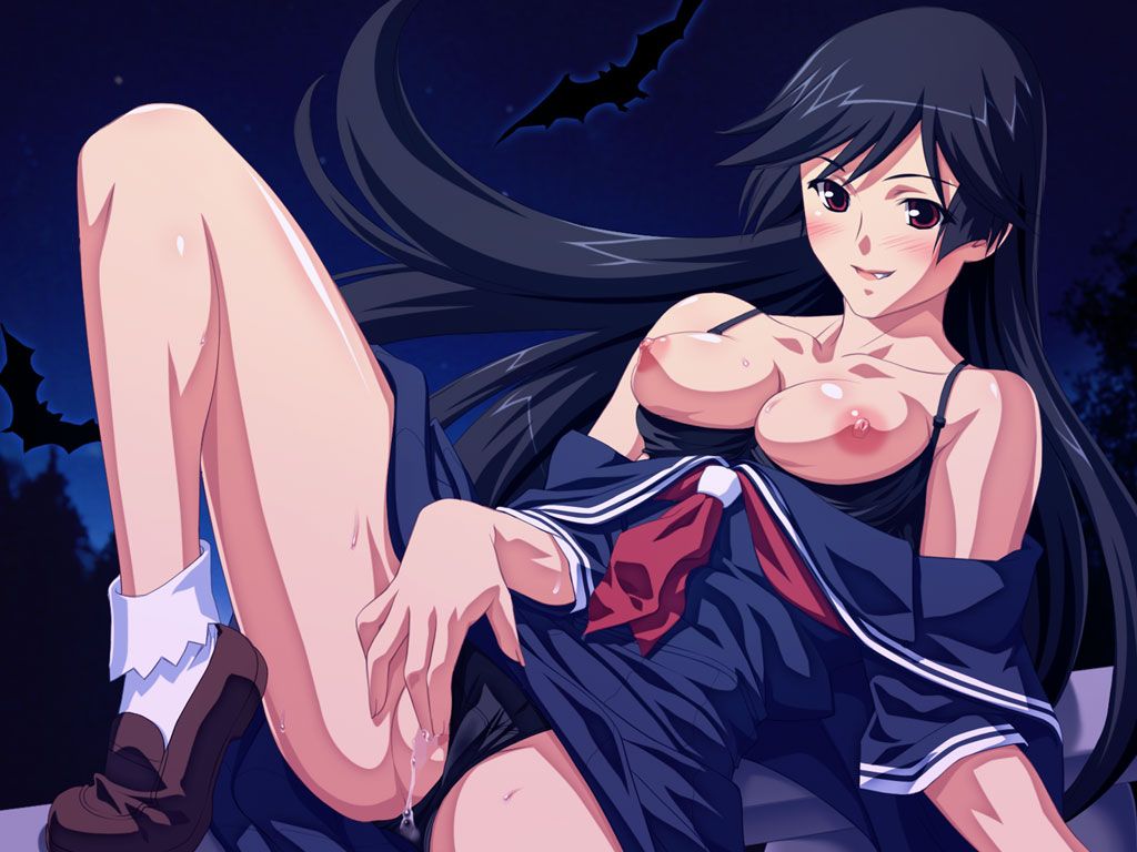 40 erotic images want to be bitten by a 2D girl vampire, vampires 14