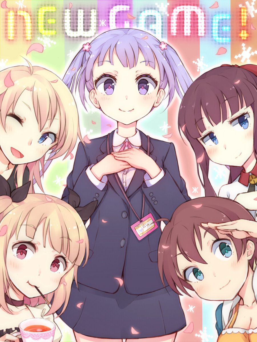 [NEW GAME!] Aoba-CHAN, other Eagle jump Member hifumi guys! 5 [image / wallpaper] (05) 3